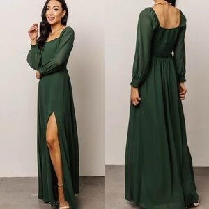 Baltic Born Forest Green Maxi Dress